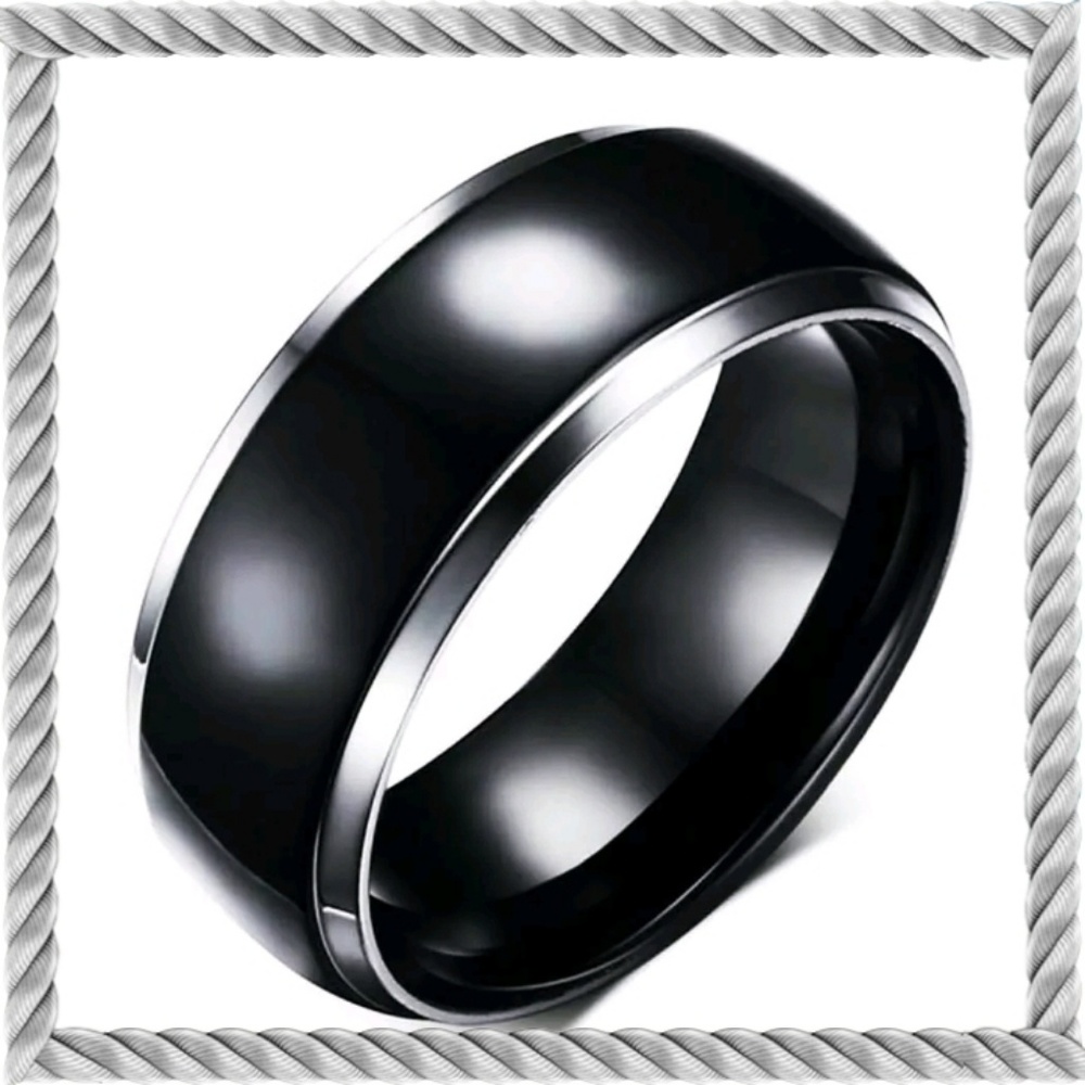 Titanium  Stainless Steel Band style Ring
